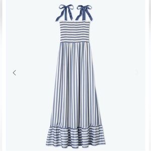 Summersalt Silky Luxe Smocked Maxi Dress